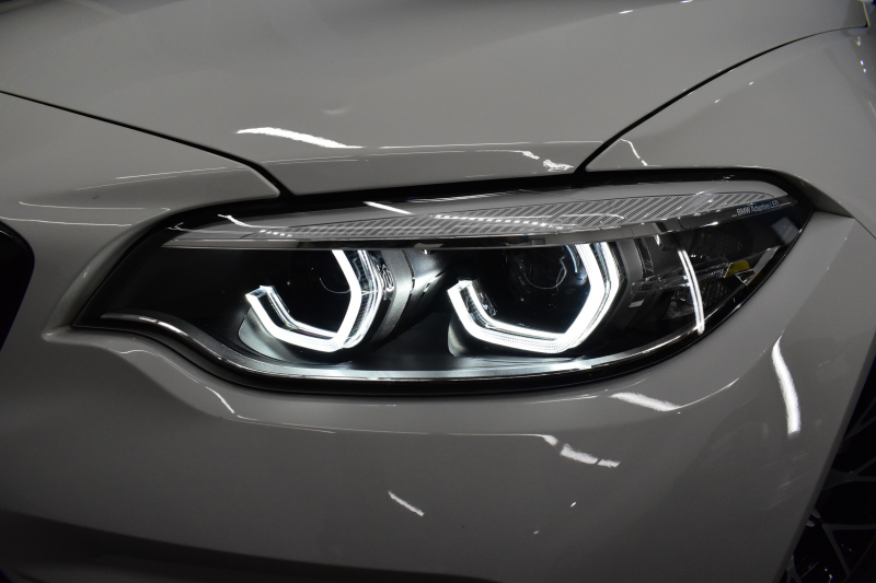 BMW Mシリーズ M2 ｺﾝﾍﾟﾃｨｼｮﾝ MDCT 7速DCT LCI後期 ﾍｷｻｺﾞﾅﾙLEDﾍｯﾄﾞﾗｲﾄ&ﾃｰﾙ ﾋｰﾀｰ付黒革 harman/kardon ﾀｯﾁﾊﾟﾈﾙHDDﾅﾋﾞBｶﾒﾗ 19AW 車線逸脱&歩行者警告 衝突軽減ﾌﾞﾚｰｷ ｶｰﾎﾞﾝｲﾝﾃﾘｱ Mｼｰﾄﾍﾞﾙﾄ  2年保証