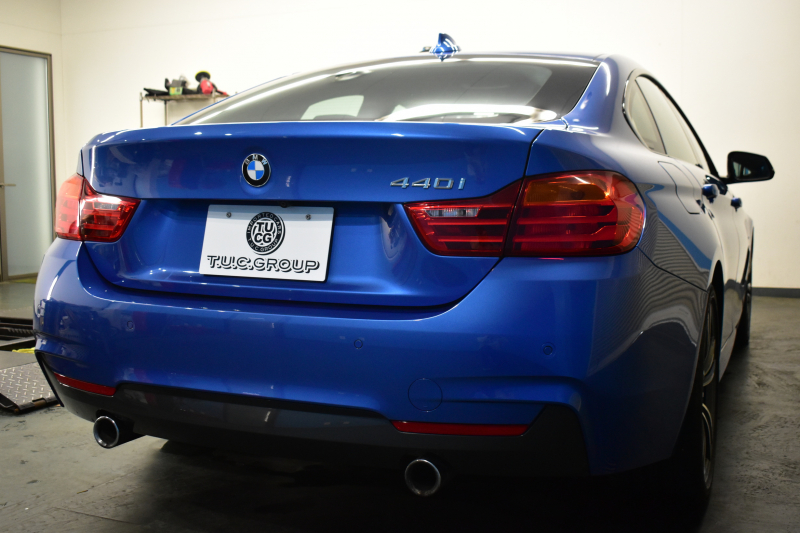 BMW 4シリーズ 440iｸﾞﾗﾝｸｰﾍﾟ Mｽﾎﾟｰﾂ 変更後326馬力ｴﾝｼﾞﾝ ﾌｧｽﾄﾄﾗｯｸ&ｱﾄﾞﾊﾞﾝｽﾄﾞｱｸﾃｨﾌﾞｾｰﾌﾃｨｰP  ｻﾝﾙｰﾌ 追従ACC LEDﾍｯﾄﾞﾗｲﾄ HUD ﾋｰﾀｰ付黒革 可変Mｻｽ Mｽﾎﾟｰﾂﾌﾞﾚｰｷ 19AW 車線変更＆逸脱&歩行者警告 ﾀｯﾁﾊﾟｯﾄﾞﾅﾋﾞ ﾌﾙｾｸﾞ Bｶﾒﾗ 2年保証