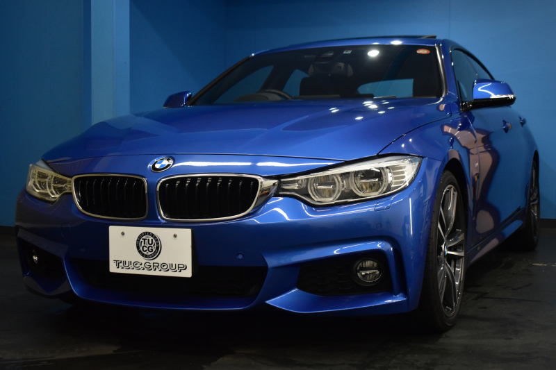 BMW 4シリーズ 440iｸﾞﾗﾝｸｰﾍﾟ Mｽﾎﾟｰﾂ 変更後326馬力ｴﾝｼﾞﾝ ﾌｧｽﾄﾄﾗｯｸ&ｱﾄﾞﾊﾞﾝｽﾄﾞｱｸﾃｨﾌﾞｾｰﾌﾃｨｰP  ｻﾝﾙｰﾌ 追従ACC LEDﾍｯﾄﾞﾗｲﾄ HUD ﾋｰﾀｰ付黒革 可変Mｻｽ Mｽﾎﾟｰﾂﾌﾞﾚｰｷ 19AW 車線変更＆逸脱&歩行者警告 ﾀｯﾁﾊﾟｯﾄﾞﾅﾋﾞ ﾌﾙｾｸﾞ Bｶﾒﾗ 2年保証