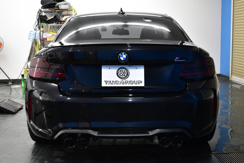 BMW Mシリーズ M2 ｺﾝﾍﾟﾃｨｼｮﾝ MDCT 7速DCT LCI後期 ｺﾝﾍﾟﾃｨｼｮﾝ専用410馬力ｴﾝｼﾞﾝ ﾍｷｻｺﾞﾅﾙLEDﾍｯﾄﾞﾗｲﾄ&ﾃｰﾙ ﾋｰﾀｰ付黒革 ﾀｯﾁﾊﾟﾈﾙHDDﾅﾋﾞBｶﾒﾗ 専用19AW 車線逸脱&歩行者警告 衝突軽減ﾌﾞﾚｰｷ ｶｰﾎﾞﾝｲﾝﾃﾘｱ Mｼｰﾄﾍﾞﾙﾄ 2年保証