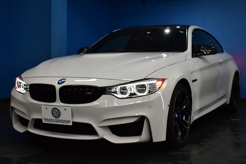 BMW Mシリーズ M4ｸｰﾍﾟ MDCT 7速DCT OPｱﾀﾞﾌﾟﾃｨﾌﾞMｻｽﾍﾟﾝｼｮﾝ harman/kardon ﾋｰﾀｰ付赤革 HUD ｱﾀﾞﾌﾟﾃｨﾌﾞLEDﾍｯﾄﾞﾗｲﾄ 19AW 衝突軽減ﾌﾞﾚｰｷ 車線逸脱&歩行者警告  ﾀｯﾁﾊﾟｯﾄﾞHDDﾅﾋﾞﾌﾙｾｸﾞBｶﾒﾗ 前後PDC 2年保証