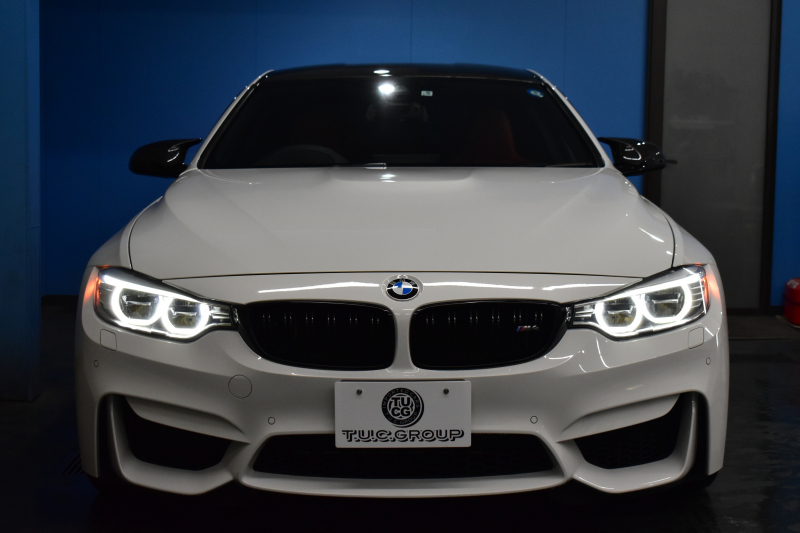 BMW Mシリーズ M4ｸｰﾍﾟ MDCT 7速DCT OPｱﾀﾞﾌﾟﾃｨﾌﾞMｻｽﾍﾟﾝｼｮﾝ harman/kardon ﾋｰﾀｰ付赤革 HUD ｱﾀﾞﾌﾟﾃｨﾌﾞLEDﾍｯﾄﾞﾗｲﾄ 19AW 衝突軽減ﾌﾞﾚｰｷ 車線逸脱&歩行者警告  ﾀｯﾁﾊﾟｯﾄﾞHDDﾅﾋﾞﾌﾙｾｸﾞBｶﾒﾗ 前後PDC 2年保証