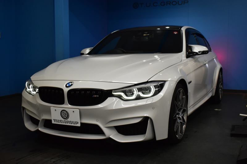 BMW Mシリーズ M3ｾﾀﾞﾝ ｺﾝﾍﾟﾃｨｼｮﾝ 450馬力 LCI後期 ｱﾀﾞﾌﾟﾃｨﾌﾞMｻｽ ﾍｷｻｺﾞﾅﾙLEDﾍｯﾄﾞﾗｲﾄ&ﾃｰﾙ HUD 7速DCT 専用鍛造20AW 専用軽量ﾋｰﾀｰ付黒革 ﾊｰﾏﾝｶｰﾄﾞﾝ 車線変更＆逸脱＆歩行者警告 ﾀｯﾁﾊﾟﾈﾙﾅﾋﾞBｶﾒﾗ 前後PDC ﾌﾙｾｸﾞ 電動ﾘｱｻﾝｼｪｰﾄﾞ 2年保証