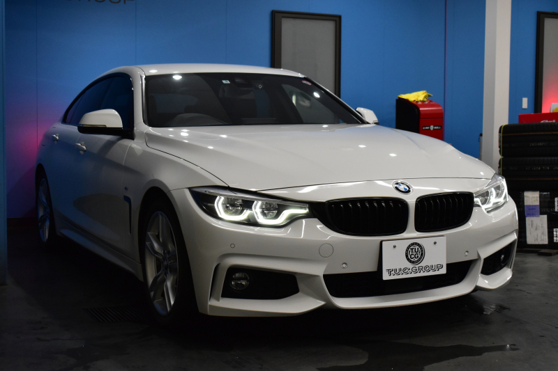 BMW 4シリーズ 420i ｸﾞﾗﾝｸｰﾍﾟ Mｽﾎﾟｰﾂ  LCI後期 ﾋｰﾀｰ付黒革 追従ACC ﾍｷｻｺﾞﾅﾙLEDﾍｯﾄﾞﾗｲﾄ&ﾃｰﾙ 液晶ﾒｰﾀｰ ﾀｯﾁﾊﾟﾈﾙ式iﾄﾞﾗｲﾌﾞHDDﾅﾋﾞ Bｶﾒﾗ 前後PDC ﾌﾙｾｸﾞ 車線変更&逸脱&歩行者警告 衝突軽減ﾌﾞﾚｰｷ 電動Rｹﾞｰﾄ 18AW DSRC 2年保証