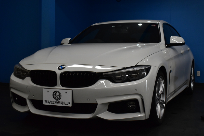 BMW 4シリーズ 420i ｸﾞﾗﾝｸｰﾍﾟ Mｽﾎﾟｰﾂ  LCI後期 ﾋｰﾀｰ付黒革 追従ACC ﾍｷｻｺﾞﾅﾙLEDﾍｯﾄﾞﾗｲﾄ&ﾃｰﾙ 液晶ﾒｰﾀｰ ﾀｯﾁﾊﾟﾈﾙ式iﾄﾞﾗｲﾌﾞHDDﾅﾋﾞ Bｶﾒﾗ 前後PDC ﾌﾙｾｸﾞ 車線変更&逸脱&歩行者警告 衝突軽減ﾌﾞﾚｰｷ 電動Rｹﾞｰﾄ 18AW DSRC 2年保証