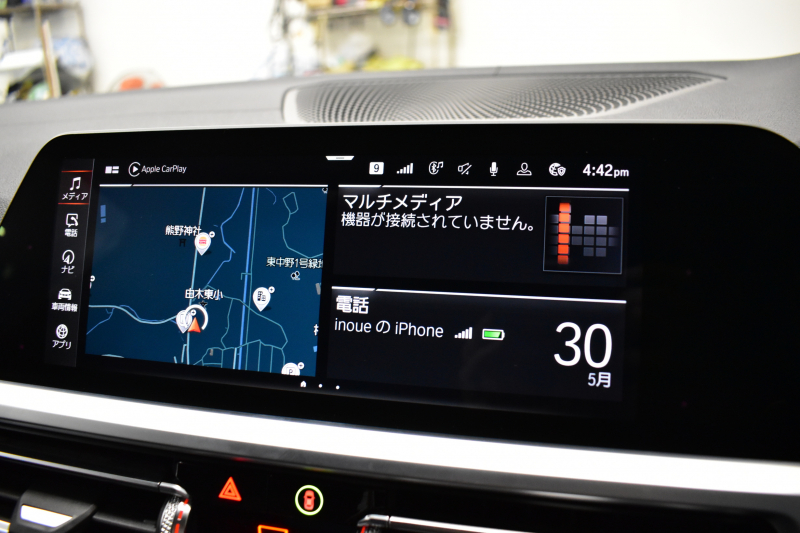 BMW 3シリーズ 320i Mｽﾎﾟｰﾂ ﾃﾞﾋﾞｭｰ&ｺﾝﾌｫｰﾄP ﾋｰﾀｰ付ﾌﾞﾗｯｸﾚｻﾞｰ ｵﾌﾟｼｮﾝ19AW 全周囲ｶﾒﾗ ﾀｯﾁﾊﾟﾈﾙﾅﾋﾞ ﾌﾙｾｸﾞTV ｱｯﾌﾟﾙｶｰﾌﾟﾚｲ 追従ACC LEDﾍｯﾄﾞﾗｲﾄ 電動ﾄﾗﾝｸ 側面衝突&車線変更&逸脱&歩行者警告 液晶ﾒｰﾀｰ 後退ｱｼｽﾄ Pｱｼｽﾄ 2年保証