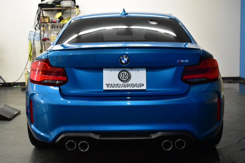 BMW Mシリーズ M2 6速MT LCI後期 ﾋｰﾀｰ付黒革 ｱﾀﾞﾌﾟﾃｨﾌﾞﾍｷｻｺﾞﾅﾙLEDﾍｯﾄﾞﾗｲﾄ&ﾃｰﾙ  ﾀｯﾁﾊﾟﾈﾙHDDﾅﾋﾞ Bｶﾒﾗ Scan-Speak社製ｽﾋﾟｰｶｰ/Studie Sound System 19AW 車線逸脱&歩行者警告 衝突軽減 ｶｰﾎﾞﾝｲﾝﾃﾘｱ  ﾌﾞﾗｯｸｸﾞﾘﾙ iｽﾄｯﾌﾟ ｽﾏｰﾄｷｰ 2年保証