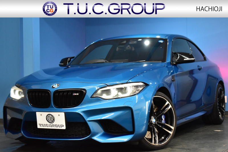 BMW Mシリーズ M2 6速MT LCI後期 ﾋｰﾀｰ付黒革 ｱﾀﾞﾌﾟﾃｨﾌﾞﾍｷｻｺﾞﾅﾙLEDﾍｯﾄﾞﾗｲﾄ&ﾃｰﾙ  ﾀｯﾁﾊﾟﾈﾙHDDﾅﾋﾞ Bｶﾒﾗ Scan-Speak社製ｽﾋﾟｰｶｰ/Studie Sound System 19AW 車線逸脱&歩行者警告 衝突軽減 ｶｰﾎﾞﾝｲﾝﾃﾘｱ  ﾌﾞﾗｯｸｸﾞﾘﾙ iｽﾄｯﾌﾟ ｽﾏｰﾄｷｰ 2年保証