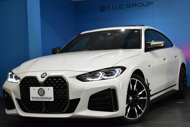 BMW 4シリーズ M440i xDriveｸﾞﾗﾝｸｰﾍﾟ 新車保証R7年6月迄 1ｵｰﾅｰ ﾋｰﾀｰ付茶革 Mｽﾎﾟｰﾂｼｰﾄ ｻﾝﾙｰﾌ ｲﾉﾍﾞｰｼｮﾝ&ﾊｲﾗｲﾝP ﾚｰｻﾞｰLEDﾍｯﾄﾞﾗｲﾄ HUD Mｽﾎﾟｰﾂﾃﾞﾌ&ﾌﾞﾚｰｷ 可変Mｻｽ ﾗｲﾌﾞｺｯｸﾋﾟｯﾄ全周囲ｶﾒﾗ Pｱｼｽﾄ LCW Apple Car Play ﾌﾙｾｸﾞ harman/kardon 19AW