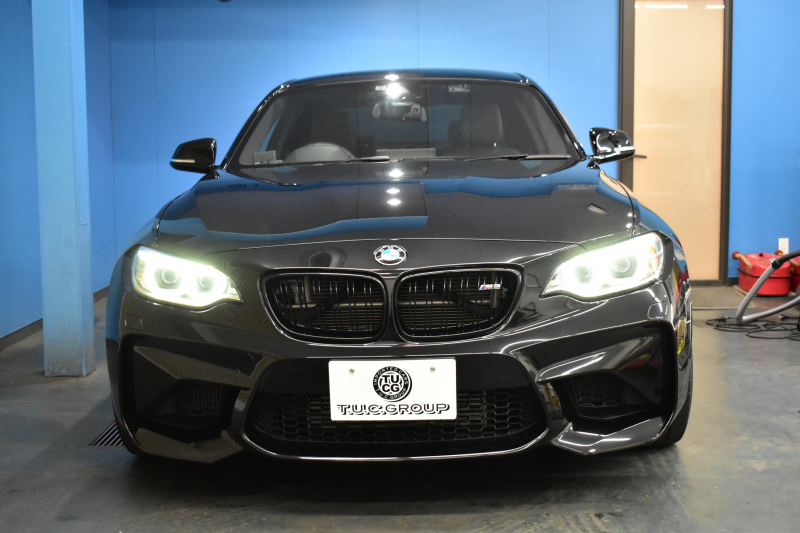 BMW Mシリーズ M2 MDCT 7速DCT  ﾋｰﾀｰ付黒革 LEDﾘﾝｸﾞｷｾﾉﾝﾍｯﾄﾞﾗｲﾄ ﾀｯﾁﾊﾟｯﾄﾞHDDﾅﾋﾞ 19AW  車線逸脱&歩行者警告 衝突軽減ﾌﾞﾚｰｷ ｶｰﾎﾞﾝｲﾝﾃﾘｱ Bｶﾒﾗ iｽﾄｯﾌﾟ ｽﾏｰﾄｷｰ 2年保証
