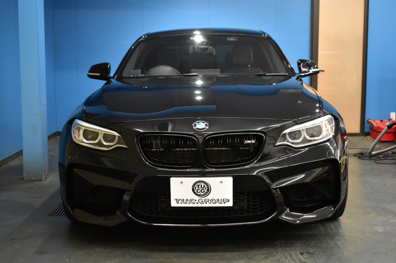 BMW Mシリーズ M2 MDCT 7速DCT  ﾋｰﾀｰ付黒革 LEDﾘﾝｸﾞｷｾﾉﾝﾍｯﾄﾞﾗｲﾄ ﾀｯﾁﾊﾟｯﾄﾞHDDﾅﾋﾞ 19AW  車線逸脱&歩行者警告 衝突軽減ﾌﾞﾚｰｷ ｶｰﾎﾞﾝｲﾝﾃﾘｱ Bｶﾒﾗ iｽﾄｯﾌﾟ ｽﾏｰﾄｷｰ 2年保証