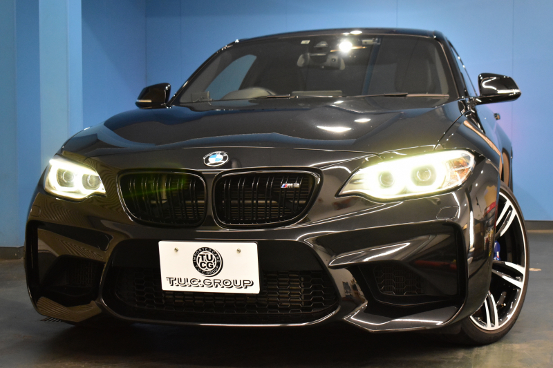 BMW Mシリーズ M2 MDCT 7速DCT  ﾋｰﾀｰ付黒革 LEDﾘﾝｸﾞｷｾﾉﾝﾍｯﾄﾞﾗｲﾄ ﾀｯﾁﾊﾟｯﾄﾞHDDﾅﾋﾞ 19AW  車線逸脱&歩行者警告 衝突軽減ﾌﾞﾚｰｷ ｶｰﾎﾞﾝｲﾝﾃﾘｱ Bｶﾒﾗ iｽﾄｯﾌﾟ ｽﾏｰﾄｷｰ 2年保証