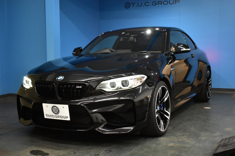 BMW Mシリーズ M2 MDCT 7速DCT  ﾋｰﾀｰ付黒革 LEDﾘﾝｸﾞｷｾﾉﾝﾍｯﾄﾞﾗｲﾄ ﾀｯﾁﾊﾟｯﾄﾞHDDﾅﾋﾞ 19AW  車線逸脱&歩行者警告 衝突軽減ﾌﾞﾚｰｷ ｶｰﾎﾞﾝｲﾝﾃﾘｱ Bｶﾒﾗ iｽﾄｯﾌﾟ ｽﾏｰﾄｷｰ 2年保証