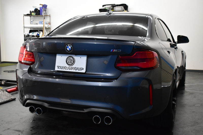 BMW Mシリーズ M2 6速MT LCI後期 ﾋｰﾀｰ付黒革 ｱﾀﾞﾌﾟﾃｨﾌﾞﾍｷｻｺﾞﾅﾙLEDﾍｯﾄﾞﾗｲﾄ&ﾃｰﾙ  ﾀｯﾁﾊﾟﾈﾙHDDﾅﾋﾞ Bｶﾒﾗ ﾘｱPDC 19AW 車線逸脱&歩行者警告 衝突軽減ﾌﾞﾚｰｷ ｶｰﾎﾞﾝｲﾝﾃﾘｱ  ﾌﾞﾗｯｸｸﾞﾘﾙ iｽﾄｯﾌﾟ ｽﾏｰﾄｷｰ 2年保証