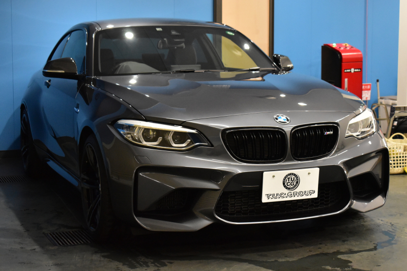 BMW Mシリーズ M2 6速MT LCI後期 ﾋｰﾀｰ付黒革 ｱﾀﾞﾌﾟﾃｨﾌﾞﾍｷｻｺﾞﾅﾙLEDﾍｯﾄﾞﾗｲﾄ&ﾃｰﾙ  ﾀｯﾁﾊﾟﾈﾙHDDﾅﾋﾞ Bｶﾒﾗ ﾘｱPDC 19AW 車線逸脱&歩行者警告 衝突軽減ﾌﾞﾚｰｷ ｶｰﾎﾞﾝｲﾝﾃﾘｱ  ﾌﾞﾗｯｸｸﾞﾘﾙ iｽﾄｯﾌﾟ ｽﾏｰﾄｷｰ 2年保証