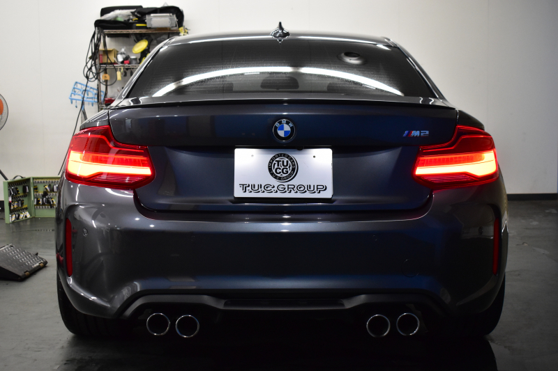 BMW Mシリーズ M2 6速MT LCI後期 ﾋｰﾀｰ付黒革 ｱﾀﾞﾌﾟﾃｨﾌﾞﾍｷｻｺﾞﾅﾙLEDﾍｯﾄﾞﾗｲﾄ&ﾃｰﾙ  ﾀｯﾁﾊﾟﾈﾙHDDﾅﾋﾞ Bｶﾒﾗ ﾘｱPDC 19AW 車線逸脱&歩行者警告 衝突軽減ﾌﾞﾚｰｷ ｶｰﾎﾞﾝｲﾝﾃﾘｱ  ﾌﾞﾗｯｸｸﾞﾘﾙ iｽﾄｯﾌﾟ ｽﾏｰﾄｷｰ 2年保証