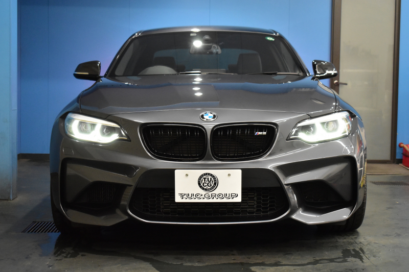 BMW Mシリーズ M2 6速MT LCI後期 ﾋｰﾀｰ付黒革 ｱﾀﾞﾌﾟﾃｨﾌﾞﾍｷｻｺﾞﾅﾙLEDﾍｯﾄﾞﾗｲﾄ&ﾃｰﾙ  ﾀｯﾁﾊﾟﾈﾙHDDﾅﾋﾞ Bｶﾒﾗ ﾘｱPDC 19AW 車線逸脱&歩行者警告 衝突軽減ﾌﾞﾚｰｷ ｶｰﾎﾞﾝｲﾝﾃﾘｱ  ﾌﾞﾗｯｸｸﾞﾘﾙ iｽﾄｯﾌﾟ ｽﾏｰﾄｷｰ 2年保証