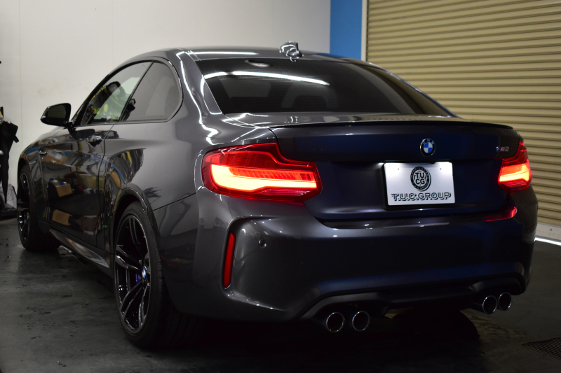 BMW Mシリーズ M2 6速MT LCI後期 ﾋｰﾀｰ付黒革 ｱﾀﾞﾌﾟﾃｨﾌﾞﾍｷｻｺﾞﾅﾙLEDﾍｯﾄﾞﾗｲﾄ&ﾃｰﾙ  ﾀｯﾁﾊﾟﾈﾙHDDﾅﾋﾞ Bｶﾒﾗ ﾘｱPDC 19AW 車線逸脱&歩行者警告 衝突軽減ﾌﾞﾚｰｷ ｶｰﾎﾞﾝｲﾝﾃﾘｱ  ﾌﾞﾗｯｸｸﾞﾘﾙ iｽﾄｯﾌﾟ ｽﾏｰﾄｷｰ 2年保証