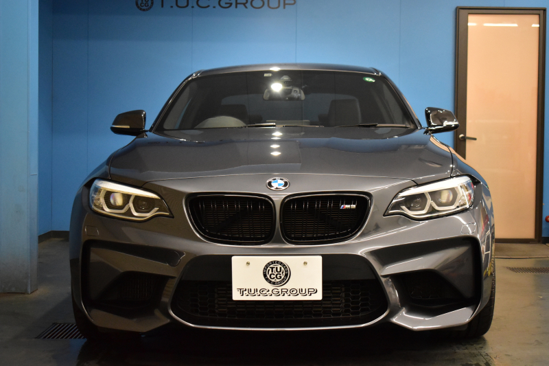 BMW Mシリーズ M2 6速MT LCI後期 ﾋｰﾀｰ付黒革 ｱﾀﾞﾌﾟﾃｨﾌﾞﾍｷｻｺﾞﾅﾙLEDﾍｯﾄﾞﾗｲﾄ&ﾃｰﾙ  ﾀｯﾁﾊﾟﾈﾙHDDﾅﾋﾞ Bｶﾒﾗ ﾘｱPDC 19AW 車線逸脱&歩行者警告 衝突軽減ﾌﾞﾚｰｷ ｶｰﾎﾞﾝｲﾝﾃﾘｱ  ﾌﾞﾗｯｸｸﾞﾘﾙ iｽﾄｯﾌﾟ ｽﾏｰﾄｷｰ 2年保証