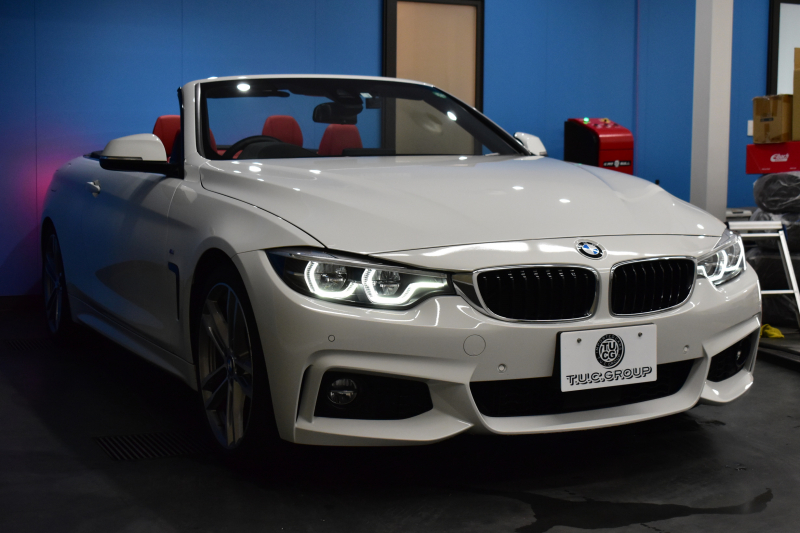 BMW 4シリーズ 440i ｶﾌﾞﾘｵﾚ Mｽﾎﾟｰﾂ LCI後期 ﾍｷｻｺﾞﾅﾙLEDﾍｯﾄﾞﾗｲﾄ&ﾃｰﾙ 追従ACC HUD 直6ﾀｰﾎﾞ ﾋｰﾀｰ付赤革 液晶ﾒｰﾀｰ harman/kardon ｴｱｶﾗｰ 車線変更&逸脱&歩行者&衝突警告 衝突軽減B 19AW ﾀｯﾁﾊﾟﾈﾙHDDﾅﾋﾞ ﾌﾙｾｸﾞ 2年保証