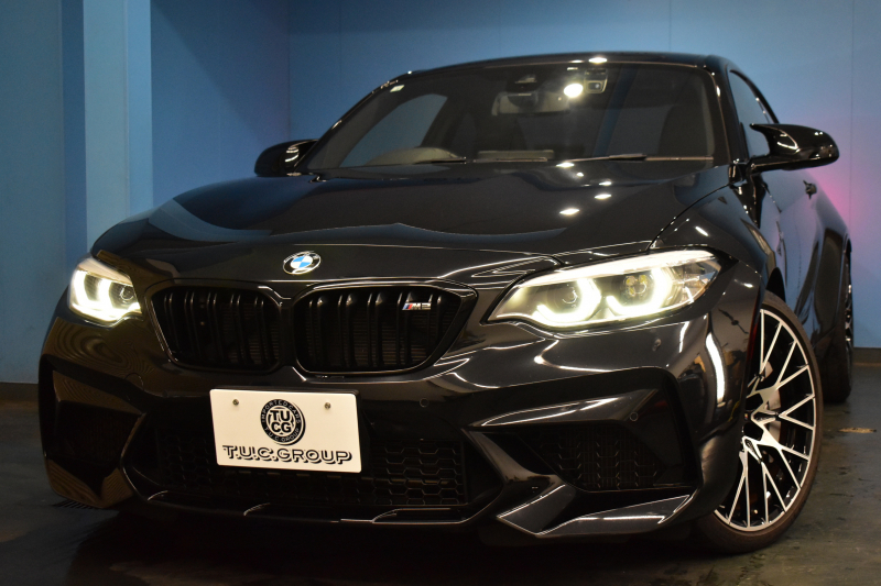 BMW Mシリーズ M2 ｺﾝﾍﾟﾃｨｼｮﾝ MDCT 7速DCT LCI後期 ｺﾝﾍﾟﾃｨｼｮﾝ専用410馬力ｴﾝｼﾞﾝ ﾍｷｻｺﾞﾅﾙLEDﾍｯﾄﾞﾗｲﾄ&ﾃｰﾙ ﾋｰﾀｰ付黒革 ﾀｯﾁﾊﾟﾈﾙHDDﾅﾋﾞBｶﾒﾗ 19AW ﾊｰﾏﾝｶｰﾄﾞﾝ 車線逸脱&歩行者警告 衝突軽減ﾌﾞﾚｰｷ ｶｰﾎﾞﾝｲﾝﾃﾘｱ Mｼｰﾄﾍﾞﾙﾄ 2年保証