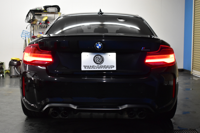 BMW Mシリーズ M2 ｺﾝﾍﾟﾃｨｼｮﾝ MDCT 7速DCT LCI後期 ｺﾝﾍﾟﾃｨｼｮﾝ専用410馬力ｴﾝｼﾞﾝ ﾍｷｻｺﾞﾅﾙLEDﾍｯﾄﾞﾗｲﾄ&ﾃｰﾙ ﾋｰﾀｰ付黒革 ﾀｯﾁﾊﾟﾈﾙHDDﾅﾋﾞBｶﾒﾗ 19AW ﾊｰﾏﾝｶｰﾄﾞﾝ 車線逸脱&歩行者警告 衝突軽減ﾌﾞﾚｰｷ ｶｰﾎﾞﾝｲﾝﾃﾘｱ Mｼｰﾄﾍﾞﾙﾄ 2年保証