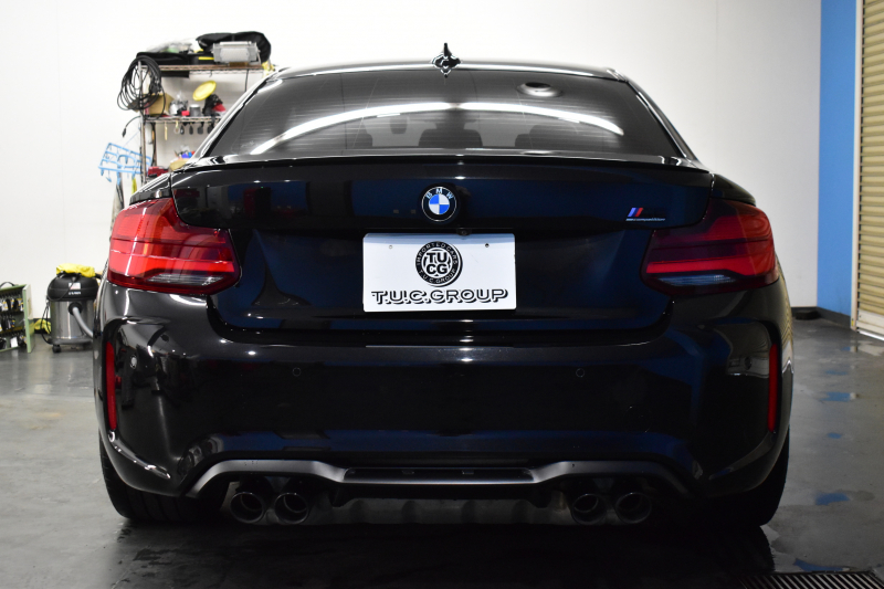 BMW Mシリーズ M2 ｺﾝﾍﾟﾃｨｼｮﾝ MDCT 7速DCT LCI後期 ｺﾝﾍﾟﾃｨｼｮﾝ専用410馬力ｴﾝｼﾞﾝ ﾍｷｻｺﾞﾅﾙLEDﾍｯﾄﾞﾗｲﾄ&ﾃｰﾙ ﾋｰﾀｰ付黒革 ﾀｯﾁﾊﾟﾈﾙHDDﾅﾋﾞBｶﾒﾗ 19AW ﾊｰﾏﾝｶｰﾄﾞﾝ 車線逸脱&歩行者警告 衝突軽減ﾌﾞﾚｰｷ ｶｰﾎﾞﾝｲﾝﾃﾘｱ Mｼｰﾄﾍﾞﾙﾄ 2年保証