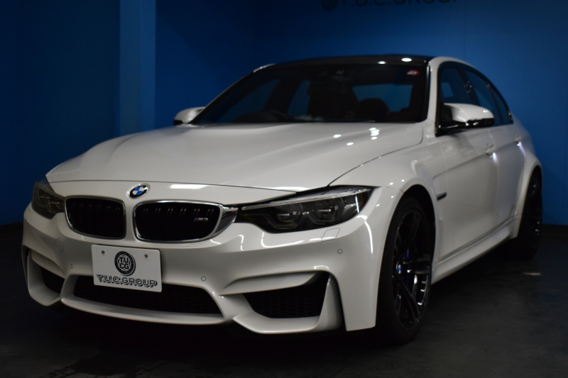 BMW Mシリーズ M3ｾﾀﾞﾝ 後期 MDCT  ｱﾀﾞﾌﾟﾃｨﾌﾞﾍｷｻｺﾞﾅﾙLEDﾍｯﾄﾞﾗｲﾄ ﾋｰﾀｰ付赤革 ｶｰﾎﾞﾝﾙｰﾌ&ｲﾝﾃﾘｱ ﾀｯﾁﾊﾟﾈﾙﾅﾋﾞﾊｰﾏﾝｶｰﾄﾞﾝ  ﾌﾙｾｸﾞBｶﾒﾗ前後PDC HUD 7速DCT ｵﾌﾟｼｮﾝ19AW 衝突軽減ﾌﾞﾚｰｷ 車線変更&車線逸脱&歩行者警告 2年保証