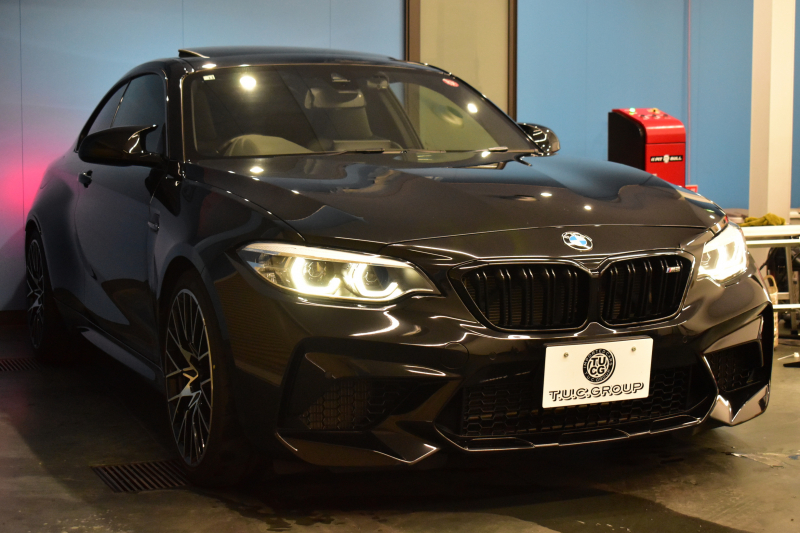 BMW Mシリーズ M2 ｺﾝﾍﾟﾃｨｼｮﾝ MDCT 7速DCT LCI後期 ｻﾝﾙｰﾌ ｺﾝﾍﾟﾃｨｼｮﾝ専用410馬力ｴﾝｼﾞﾝ ﾍｷｻｺﾞﾅﾙLEDﾍｯﾄﾞﾗｲﾄ&ﾃｰﾙ ﾋｰﾀｰ付黒革 ﾀｯﾁﾊﾟﾈﾙHDDﾅﾋﾞBｶﾒﾗ 19AW 衝突軽減B ｶｰﾎﾞﾝｲﾝﾃﾘｱ Mｼｰﾄﾍﾞﾙﾄ 前後ﾛｱﾚｲﾝﾌｫｰｽﾒﾝﾄCPM H&Rｽﾀﾋﾞﾗｰｻﾞｰ 2年保証