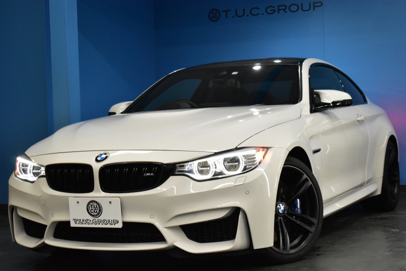 BMW Mシリーズ M4ｸｰﾍﾟ MDCT 7速DCT ｵﾌﾟｼｮﾝ可変Mｻｽﾍﾟﾝｼｮﾝ ﾋｰﾀｰ付黒革 HUD ｱﾀﾞﾌﾟﾃｨﾌﾞLEDﾍｯﾄﾞﾗｲﾄ 19AW 衝突軽減ﾌﾞﾚｰｷ 車線逸脱&歩行者警告  ﾀｯﾁﾊﾟｯﾄﾞHDDﾅﾋﾞﾌﾙｾｸﾞBｶﾒﾗ 前後PDC ｶｰﾎﾞﾝﾙｰﾌ 2年保証