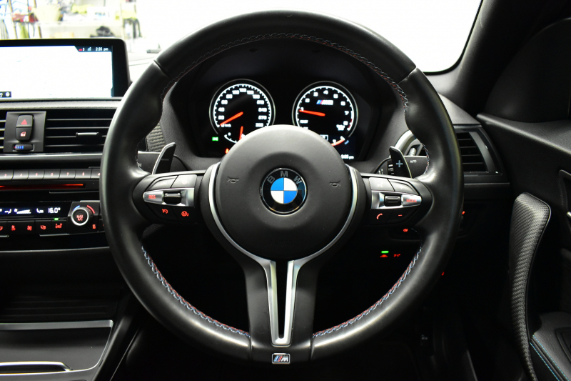 BMW Mシリーズ M2 ｺﾝﾍﾟﾃｨｼｮﾝ MDCT 7速DCT LCI後期 ｺﾝﾍﾟﾃｨｼｮﾝ専用410馬力ｴﾝｼﾞﾝ ﾍｷｻｺﾞﾅﾙLEDﾍｯﾄﾞﾗｲﾄ&ﾃｰﾙ ﾋｰﾀｰ付黒革 ﾀｯﾁﾊﾟﾈﾙHDDﾅﾋﾞBｶﾒﾗ 19AW 衝突軽減B ｶｰﾎﾞﾝｲﾝﾃﾘｱ Mｼｰﾄﾍﾞﾙﾄ 2年保証