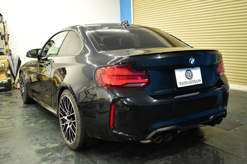 BMW Mシリーズ M2 ｺﾝﾍﾟﾃｨｼｮﾝ MDCT 7速DCT LCI後期 ｺﾝﾍﾟﾃｨｼｮﾝ専用410馬力ｴﾝｼﾞﾝ ﾍｷｻｺﾞﾅﾙLEDﾍｯﾄﾞﾗｲﾄ&ﾃｰﾙ ﾋｰﾀｰ付黒革 ﾀｯﾁﾊﾟﾈﾙHDDﾅﾋﾞBｶﾒﾗ 19AW 衝突軽減B ｶｰﾎﾞﾝｲﾝﾃﾘｱ Mｼｰﾄﾍﾞﾙﾄ 2年保証