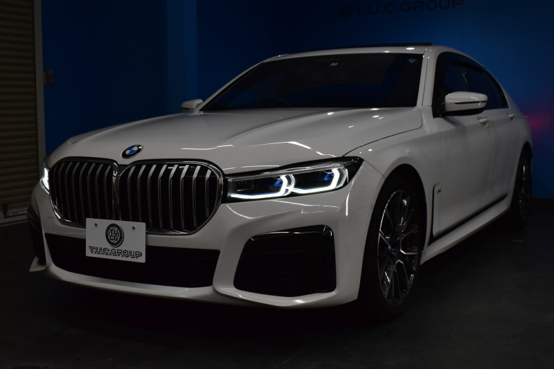 BMW 7シリーズ 740i Mｽﾎﾟｰﾂ LCI後期 ｻﾝﾙｰﾌ BMWﾚｰｻﾞｰLED 全席ﾋｰﾀｰ&ﾍﾞﾝﾁﾚｰｼｮﾝ付黒革 ACC HUD BMWﾗｲﾌﾞｺｯｸﾋﾟｯﾄ ﾀｯﾁﾊﾟﾈﾙﾅﾋﾞ3Dﾋﾞｭｰ ﾌﾙｾｸﾞ ﾊｰﾏﾝｶｰﾄﾞﾝ  液晶ﾒｰﾀｰ 20AW 車線変更&逸脱&歩行者警告 衝突軽減ﾌﾞﾚｰｷ 2年保証