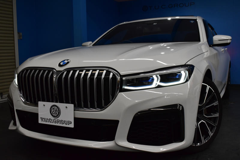 BMW 7シリーズ 740i Mｽﾎﾟｰﾂ LCI後期 ｻﾝﾙｰﾌ BMWﾚｰｻﾞｰLED 全席ﾋｰﾀｰ&ﾍﾞﾝﾁﾚｰｼｮﾝ付黒革 ACC HUD BMWﾗｲﾌﾞｺｯｸﾋﾟｯﾄ ﾀｯﾁﾊﾟﾈﾙﾅﾋﾞ3Dﾋﾞｭｰ ﾌﾙｾｸﾞ ﾊｰﾏﾝｶｰﾄﾞﾝ  液晶ﾒｰﾀｰ 20AW 車線変更&逸脱&歩行者警告 衝突軽減ﾌﾞﾚｰｷ 2年保証
