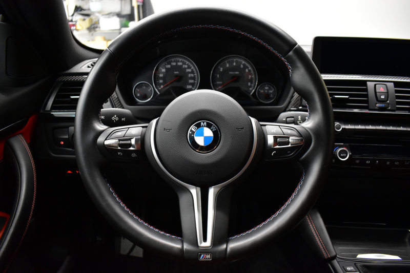 BMW Mシリーズ M4ｸｰﾍﾟ 6速MT 左ﾊﾝﾄﾞﾙ ﾋｰﾀｰ付ｻｷｰﾙｵﾚﾝｼﾞ革 ｶｰﾎﾞﾝR&ｲﾝﾃﾘｱ HUD ｱﾀﾞﾌﾟﾃｨﾌﾞLEDﾍｯﾄﾞﾗｲﾄ ｵﾌﾟｼｮﾝ19AW 衝突軽減ﾌﾞﾚｰｷ 車線逸脱&歩行者警告  ﾀｯﾁﾊﾟｯﾄﾞiﾄﾞﾗｲﾌﾞHDDﾅﾋﾞ 前後PDC ﾌﾙｾｸﾞ Bｶﾒﾗ ｽﾏｰﾄｷｰ  2年保証