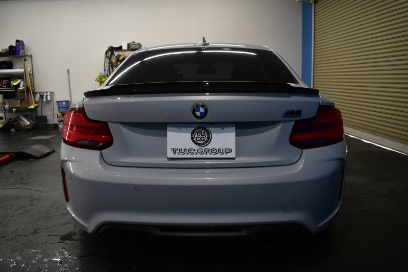 BMW Mシリーズ M2 ｺﾝﾍﾟﾃｨｼｮﾝ 6速MT LCI後期 ｺﾝﾍﾟﾃｨｼｮﾝ専用410馬力ｴﾝｼﾞﾝ LEDﾍｯﾄﾞﾗｲﾄ&ﾃｰﾙ OHLINS車高調 ﾋｰﾀｰ付黒革 ﾀｯﾁﾊﾟﾈﾙHDDﾅﾋﾞBｶﾒﾗ 専用19AW 車線逸脱&歩行者警告 衝突軽減B ｶｰﾎﾞﾝｲﾝﾃﾘｱ Mｼｰﾄﾍﾞﾙﾄ  2年保証