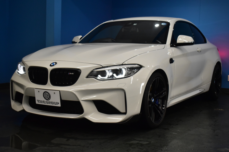BMW Mシリーズ M2 MDCT 7速DCT LCI後期 ﾋｰﾀｰ付黒革 LEDﾍｯﾄﾞﾗｲﾄ&ﾃｰﾙ Mperformanceｶｽﾀﾑ ﾀｯﾁﾊﾟﾈﾙHDDﾅﾋﾞ Bｶﾒﾗ ﾘｱPDC 19AW 車線逸脱&歩行者警告 衝突軽減ﾌﾞﾚｰｷ ｶｰﾎﾞﾝｲﾝﾃﾘｱ 2年保証