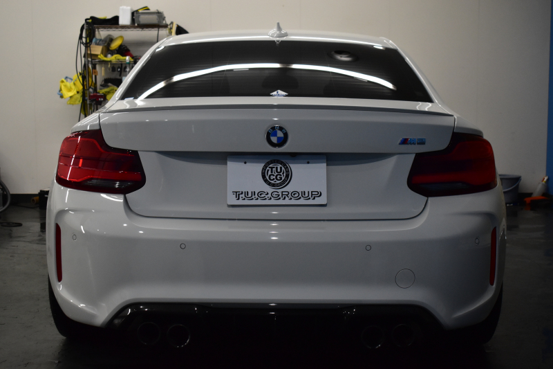 BMW Mシリーズ M2 MDCT 7速DCT LCI後期 ﾋｰﾀｰ付黒革 LEDﾍｯﾄﾞﾗｲﾄ&ﾃｰﾙ Mperformanceｶｽﾀﾑ ﾀｯﾁﾊﾟﾈﾙHDDﾅﾋﾞ Bｶﾒﾗ ﾘｱPDC 19AW 車線逸脱&歩行者警告 衝突軽減ﾌﾞﾚｰｷ ｶｰﾎﾞﾝｲﾝﾃﾘｱ 2年保証