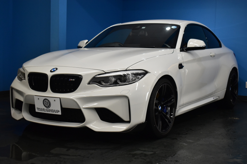 BMW Mシリーズ M2 MDCT 7速DCT LCI後期 ﾋｰﾀｰ付黒革 LEDﾍｯﾄﾞﾗｲﾄ&ﾃｰﾙ Mperformanceｶｽﾀﾑ ﾀｯﾁﾊﾟﾈﾙHDDﾅﾋﾞ Bｶﾒﾗ ﾘｱPDC 19AW 車線逸脱&歩行者警告 衝突軽減ﾌﾞﾚｰｷ ｶｰﾎﾞﾝｲﾝﾃﾘｱ 2年保証