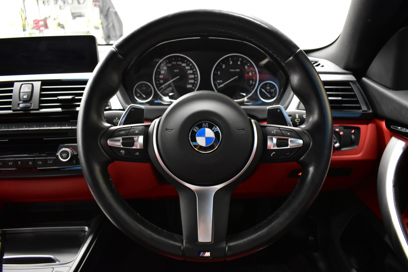 BMW 4シリーズ 420iｸﾞﾗﾝｸｰﾍﾟ Mｽﾎﾟｰﾂ ﾋｰﾀｰ付赤革 追従ACC ｵﾌﾟｼｮﾝLEDﾍｯﾄﾞﾗｲﾄ 社外ﾌﾙｾｸﾞTV 車線逸脱&歩行者警告 衝突軽減ﾌﾞﾚｰｷ  ﾀｯﾁﾊﾟｯﾄﾞiﾄﾞﾗｲﾌﾞHDDﾅﾋﾞ Bｶﾒﾗ ﾘｱPDC ﾊﾟﾄﾞﾙｼﾌﾄ 電動ﾘｱｹﾞｰﾄ ｽﾏｰﾄｷｰ 2年保証