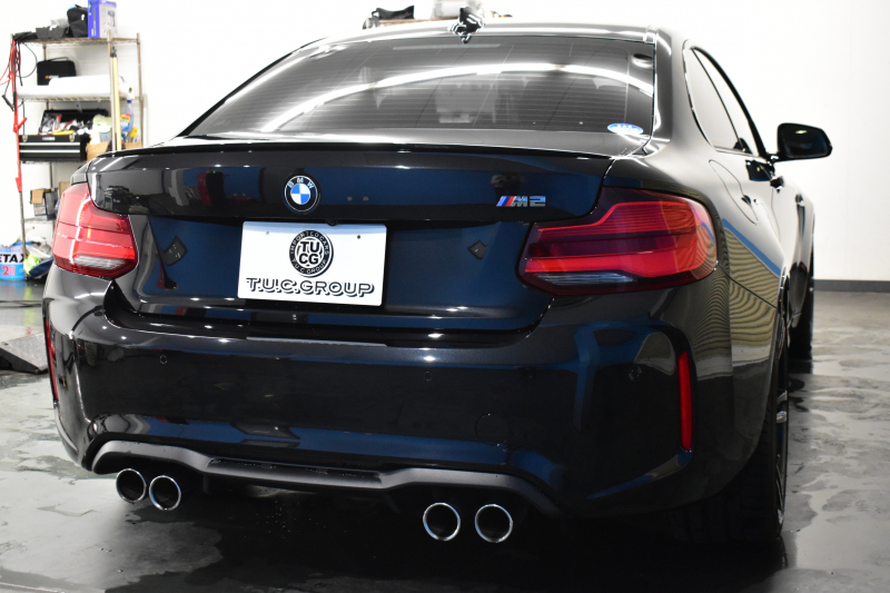 BMW Mシリーズ M2 MDCT 7速DCT LCI後期 ﾋｰﾀｰ付黒革 LEDﾍｯﾄﾞﾗｲﾄ&ﾃｰﾙ ﾀｯﾁﾊﾟﾈﾙHDDﾅﾋﾞ Bｶﾒﾗ ﾘｱPDC 19AW 車線逸脱&歩行者警告 衝突軽減ﾌﾞﾚｰｷ ｶｰﾎﾞﾝｲﾝﾃﾘｱ 2年保証