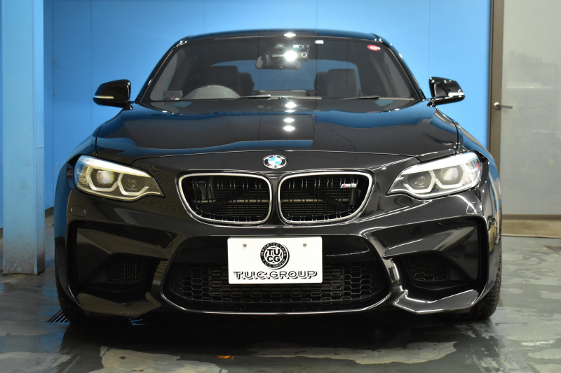BMW Mシリーズ M2 MDCT 7速DCT LCI後期 ﾋｰﾀｰ付黒革 LEDﾍｯﾄﾞﾗｲﾄ&ﾃｰﾙ ﾀｯﾁﾊﾟﾈﾙHDDﾅﾋﾞ Bｶﾒﾗ ﾘｱPDC 19AW 車線逸脱&歩行者警告 衝突軽減ﾌﾞﾚｰｷ ｶｰﾎﾞﾝｲﾝﾃﾘｱ 2年保証