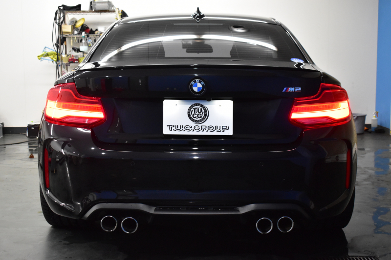 BMW Mシリーズ M2 MDCT 7速DCT LCI後期 ﾋｰﾀｰ付黒革 LEDﾍｯﾄﾞﾗｲﾄ&ﾃｰﾙ ﾀｯﾁﾊﾟﾈﾙHDDﾅﾋﾞ Bｶﾒﾗ ﾘｱPDC 19AW 車線逸脱&歩行者警告 衝突軽減ﾌﾞﾚｰｷ ｶｰﾎﾞﾝｲﾝﾃﾘｱ 2年保証