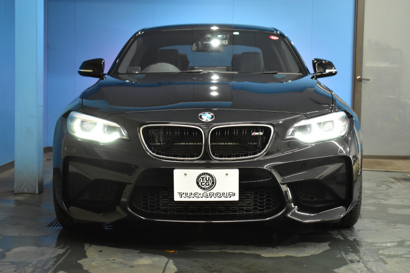 BMW Mシリーズ M2 MDCT 7速DCT LCI後期 ﾋｰﾀｰ付黒革 LEDﾍｯﾄﾞﾗｲﾄ&ﾃｰﾙ ﾀｯﾁﾊﾟﾈﾙHDDﾅﾋﾞ Bｶﾒﾗ ﾘｱPDC 19AW 車線逸脱&歩行者警告 衝突軽減ﾌﾞﾚｰｷ ｶｰﾎﾞﾝｲﾝﾃﾘｱ 2年保証