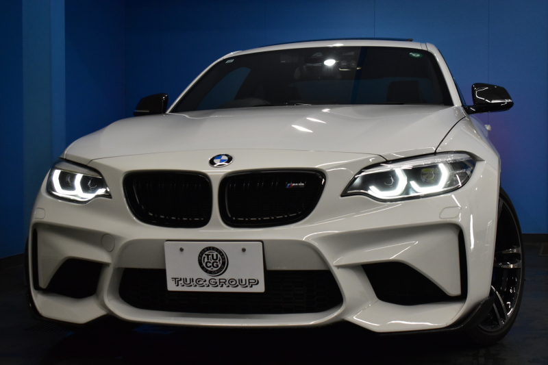 BMW Mシリーズ M2 6速MT LCI後期 ｾﾚｸﾄP ｻﾝﾙｰﾌ ﾋｰﾀｰ付黒革 LEDﾍｯﾄﾞﾗｲﾄ&ﾃｰﾙ ﾀｯﾁﾊﾟﾈﾙHDDﾅﾋﾞ Bｶﾒﾗ ﾘｱPDC 19AW 車線逸脱&歩行者警告 衝突軽減ﾌﾞﾚｰｷ ｶｰﾎﾞﾝｲﾝﾃﾘｱ ｶｰﾎﾞﾝﾄﾗﾝｸｽﾎﾟｲﾗｰ iｽﾄｯﾌﾟ ｽﾏｰﾄｷｰ 2年保証