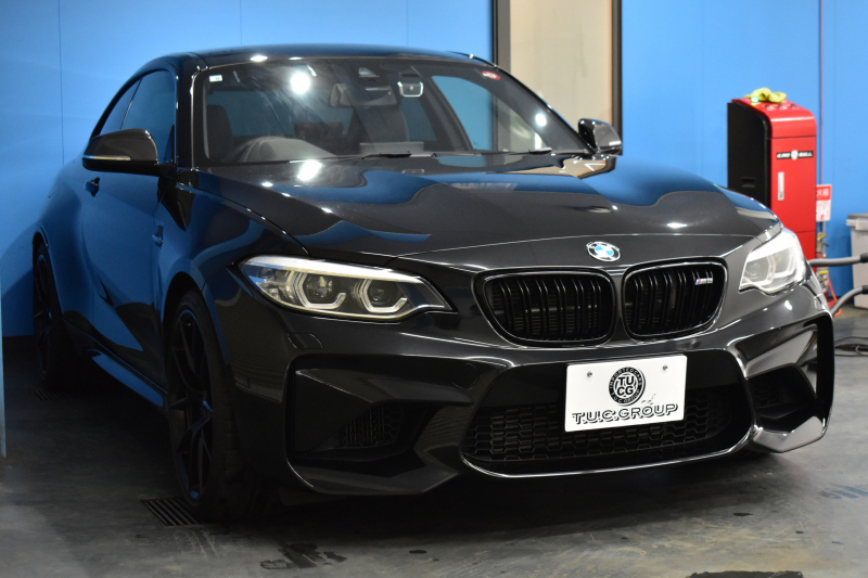 BMW Mシリーズ M2 ｴﾃﾞｨｼｮﾝﾌﾞﾗｯｸｼｬﾄﾞｳ LCI後期 100台限定 Mperformance19AW&ｶｰﾎﾞﾝﾃﾞｨﾌｭｰｻﾞｰ ﾋｰﾀｰ付黒革 ｱﾀﾞﾌﾟﾃｨﾌﾞﾍｷｻｺﾞﾅﾙLEDﾍｯﾄﾞﾗｲﾄ&ﾃｰﾙ ﾀｯﾁﾊﾟﾈﾙHDDﾅﾋﾞBｶﾒﾗ 車線逸脱&歩行者警告 衝突軽減ﾌﾞﾚｰｷ ｽﾏｰﾄｷｰ 2年保証