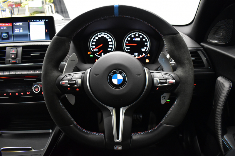 BMW Mシリーズ M2 ｺﾝﾍﾟﾃｨｼｮﾝ MDCT 7速DCT LCI後期 ｾﾚｸﾄP ｻﾝﾙｰﾌ Mperformanceｽﾃｱﾘﾝｸﾞ ﾊｰﾏﾝｶｰﾄﾞﾝ 専用410馬力ｴﾝｼﾞﾝ LEDﾍｯﾄﾞﾗｲﾄ&ﾃｰﾙ ﾋｰﾀｰ付黒革 ﾀｯﾁﾊﾟﾈﾙHDDﾅﾋﾞBｶﾒﾗ 19AW 衝突軽減B ｶｰﾎﾞﾝｲﾝﾃﾘｱ Mｼｰﾄﾍﾞﾙﾄ 2年保証