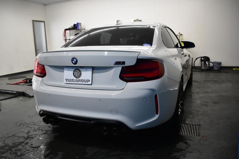 BMW Mシリーズ M2 ｺﾝﾍﾟﾃｨｼｮﾝ MDCT 7速DCT LCI後期 ｾﾚｸﾄP ｻﾝﾙｰﾌ Mperformanceｽﾃｱﾘﾝｸﾞ ﾊｰﾏﾝｶｰﾄﾞﾝ 専用410馬力ｴﾝｼﾞﾝ LEDﾍｯﾄﾞﾗｲﾄ&ﾃｰﾙ ﾋｰﾀｰ付黒革 ﾀｯﾁﾊﾟﾈﾙHDDﾅﾋﾞBｶﾒﾗ 19AW 衝突軽減B ｶｰﾎﾞﾝｲﾝﾃﾘｱ Mｼｰﾄﾍﾞﾙﾄ 2年保証
