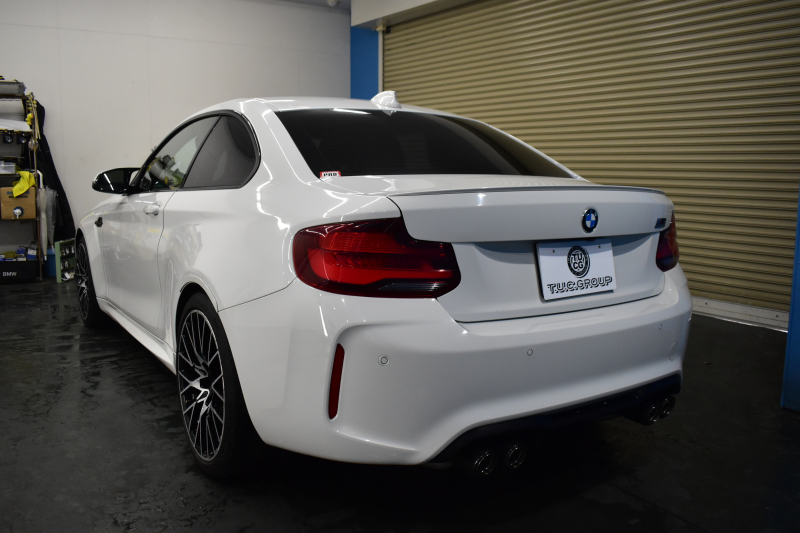 BMW Mシリーズ M2 ｺﾝﾍﾟﾃｨｼｮﾝ MDCT 7速DCT LCI後期 ｾﾚｸﾄP ｻﾝﾙｰﾌ Mperformanceｽﾃｱﾘﾝｸﾞ ﾊｰﾏﾝｶｰﾄﾞﾝ 専用410馬力ｴﾝｼﾞﾝ LEDﾍｯﾄﾞﾗｲﾄ&ﾃｰﾙ ﾋｰﾀｰ付黒革 ﾀｯﾁﾊﾟﾈﾙHDDﾅﾋﾞBｶﾒﾗ 19AW 衝突軽減B ｶｰﾎﾞﾝｲﾝﾃﾘｱ Mｼｰﾄﾍﾞﾙﾄ 2年保証