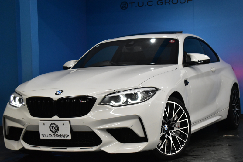 BMW Mシリーズ M2 ｺﾝﾍﾟﾃｨｼｮﾝ MDCT 7速DCT LCI後期 ｾﾚｸﾄP ｻﾝﾙｰﾌ Mperformanceｽﾃｱﾘﾝｸﾞ ﾊｰﾏﾝｶｰﾄﾞﾝ 専用410馬力ｴﾝｼﾞﾝ LEDﾍｯﾄﾞﾗｲﾄ&ﾃｰﾙ ﾋｰﾀｰ付黒革 ﾀｯﾁﾊﾟﾈﾙHDDﾅﾋﾞBｶﾒﾗ 19AW 衝突軽減B ｶｰﾎﾞﾝｲﾝﾃﾘｱ Mｼｰﾄﾍﾞﾙﾄ 2年保証